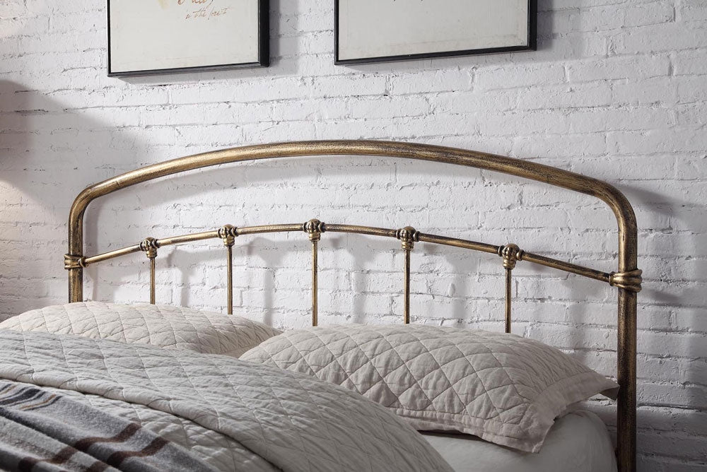 Bostin Antique Bronze King Size Bed Frame