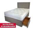 Natural Pillow Pocket 1000 King Size Divan Bed