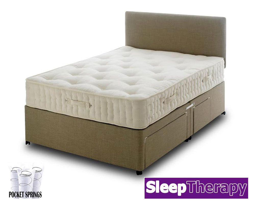 Natural Sleep Pocket 3000 Three Quarter (3/4) Divan Bed