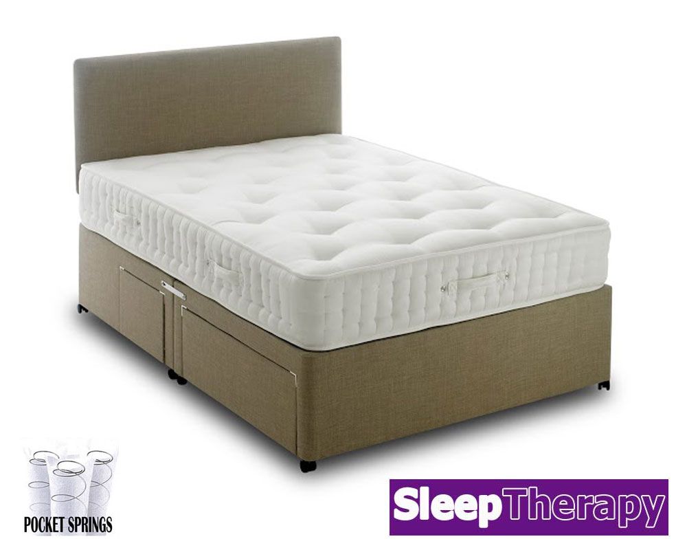 Natural Sleep Pocket 4000 Kingsize Divan Bed