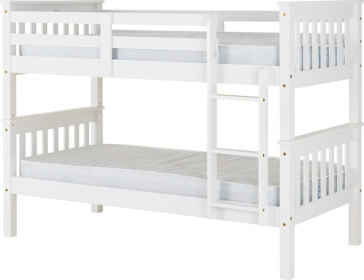 Neptuno White Bunk Bed