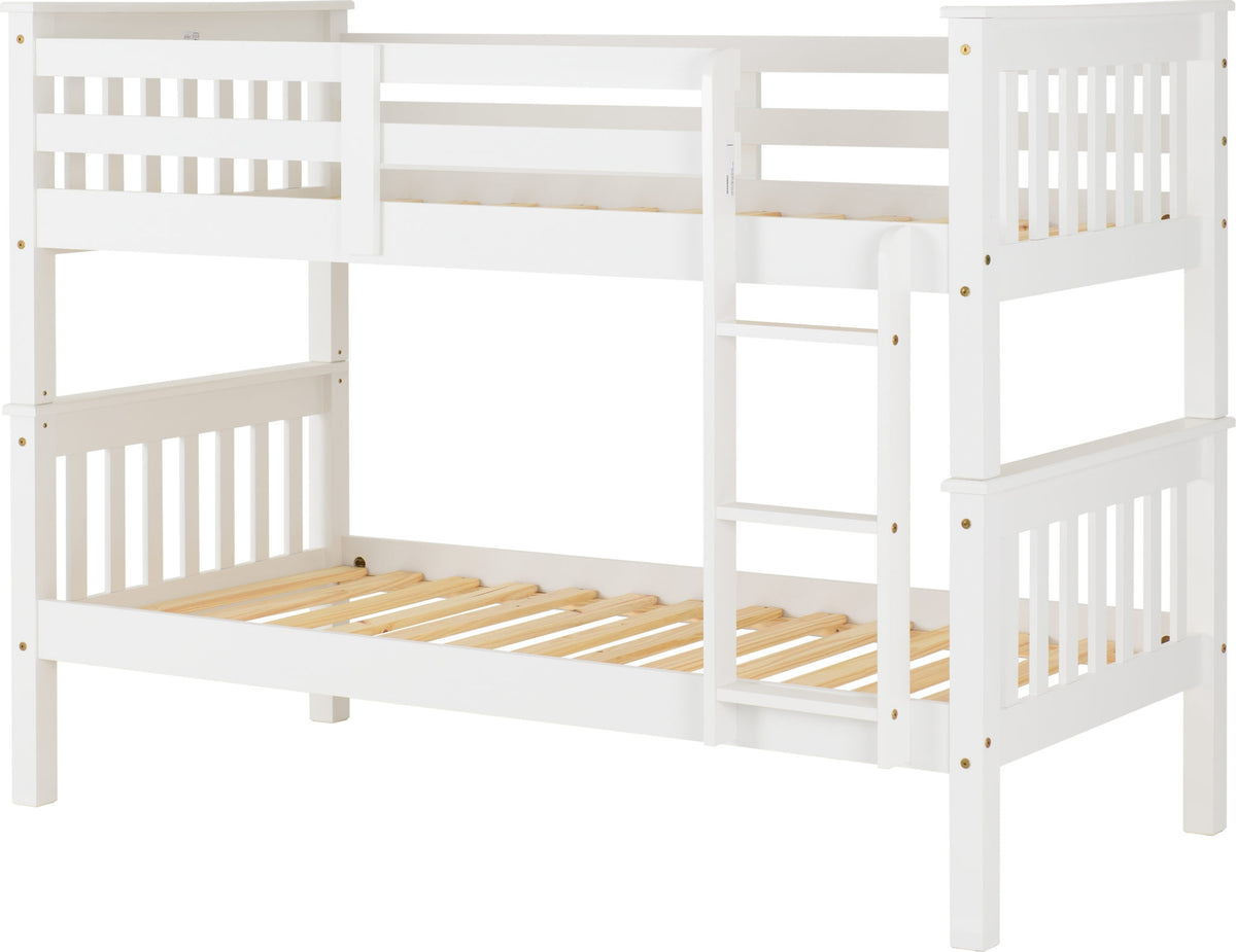 Neptuno White Bunk Bed