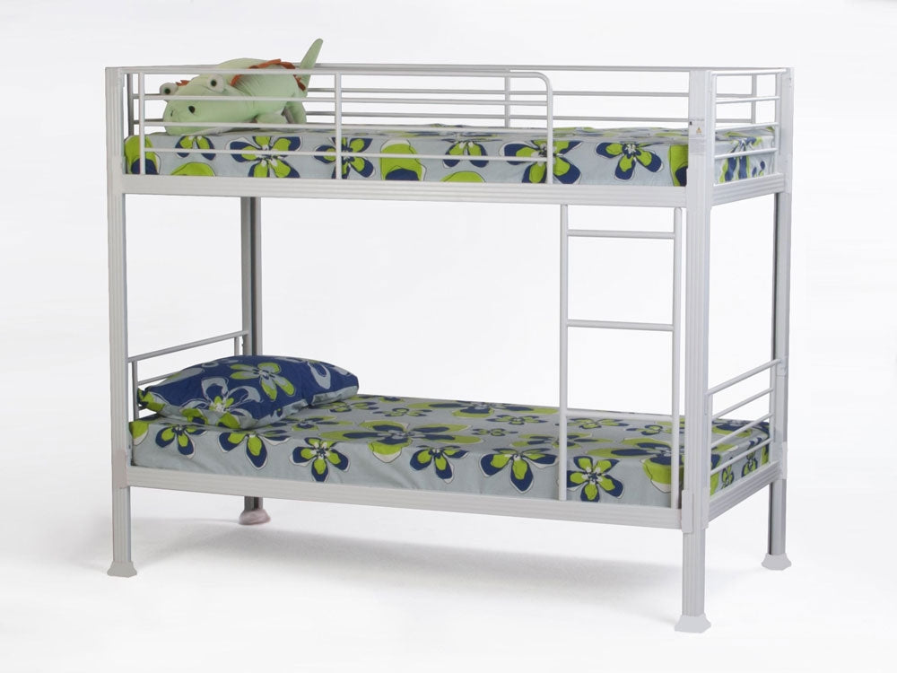 Super Strong Contract White Bunk Bed