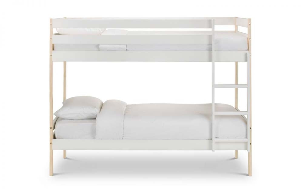 Super Nova White And Pine Bunk Bed