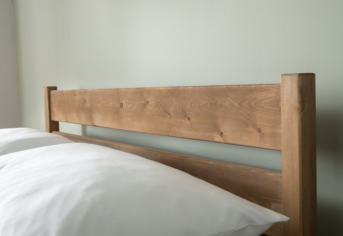 Lenton Ebony Black Single Bed Frame