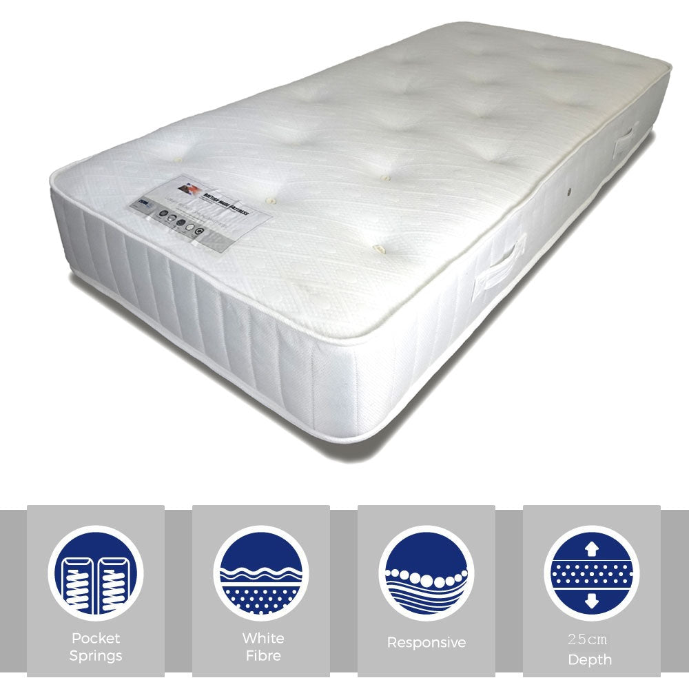 Kozee Ocean 1000 Pocket Sprung Small Single Mattress