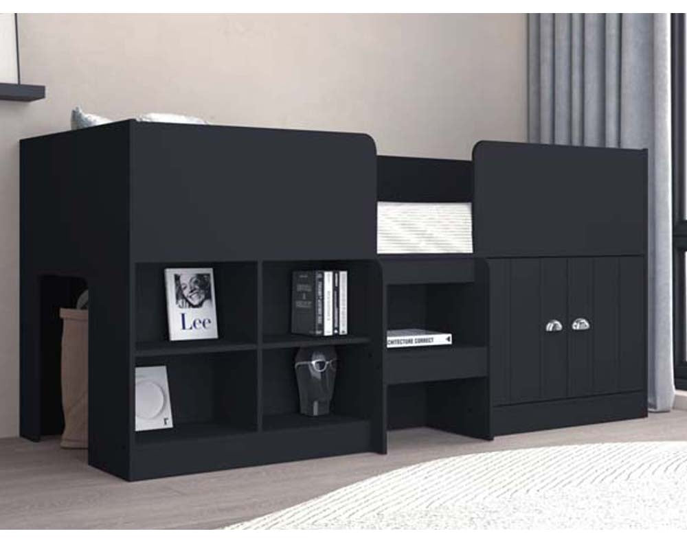 Orchid Dark Grey Cabin Bed