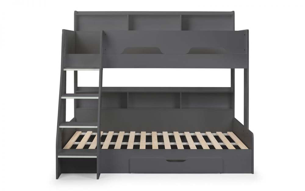 Orbit Anthracite Triple Bunk Bed