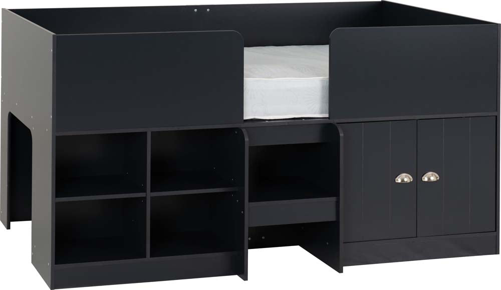 Orchid Dark Grey Cabin Bed