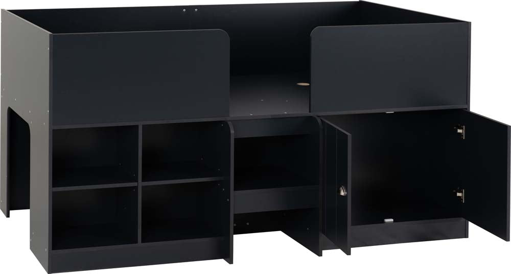 Orchid Dark Grey Cabin Bed