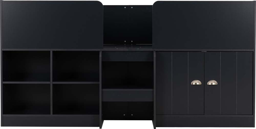 Orchid Dark Grey Cabin Bed