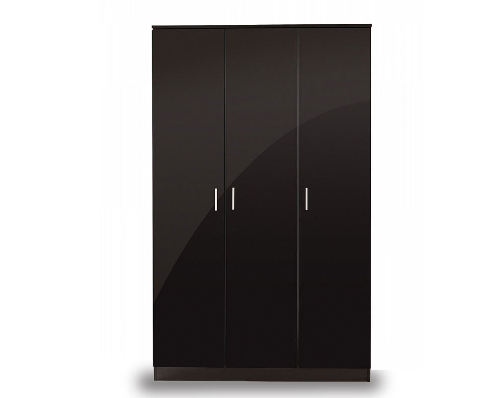 Otto Black High Gloss 3 Door Robe