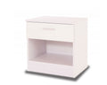 Otto White High Gloss 1 Drawer Bedside