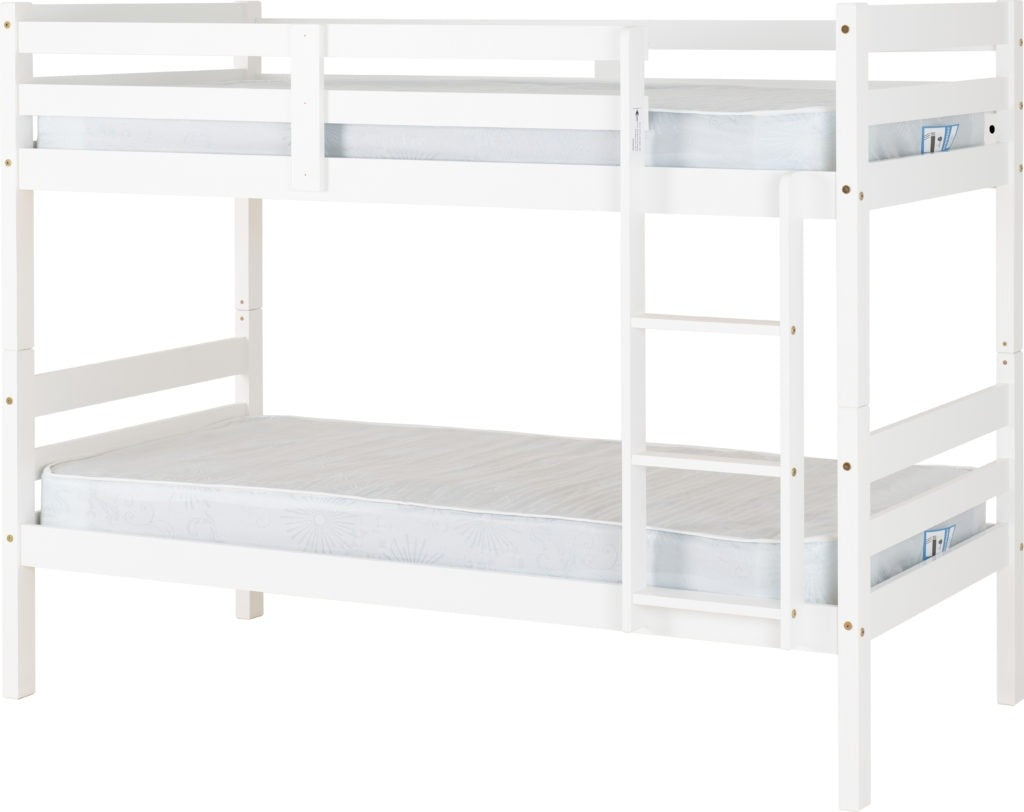 Ranch Style White Bunk Bed