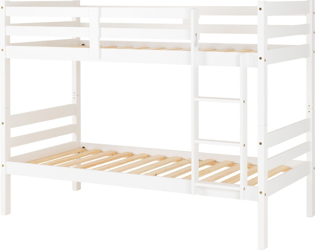 Ranch Style White Bunk Bed