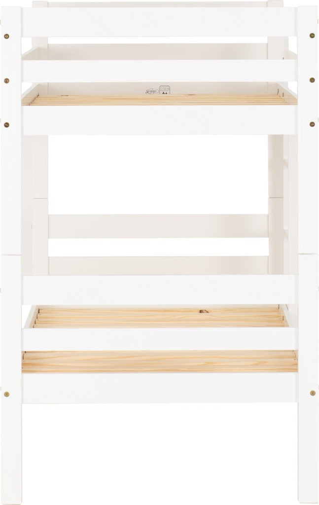 Ranch Style White Bunk Bed