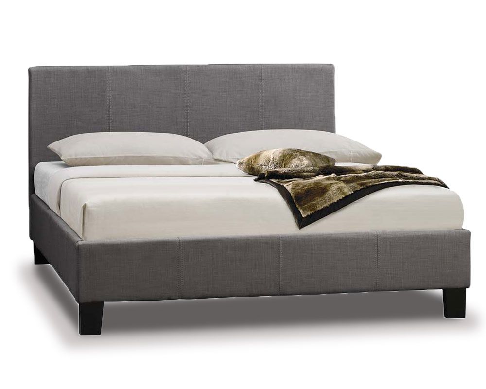 Parade Grey Fabric Three Quarter (3/4) Bed Frame