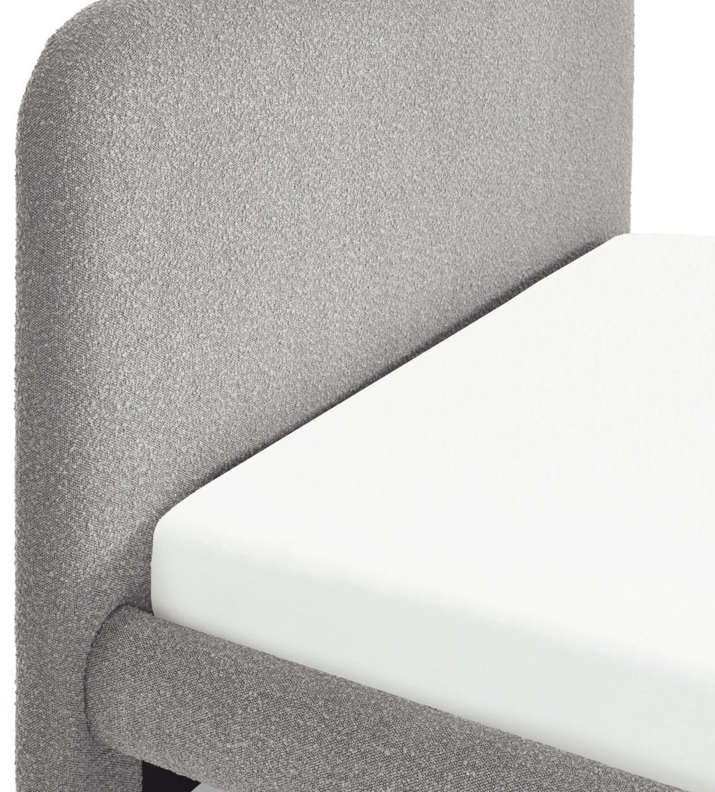 Patina curved headboard detail