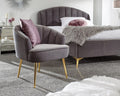 Petal Plush Grey Occasional Chair