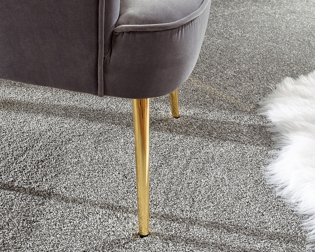 Petal Plush Grey Occasional Chair