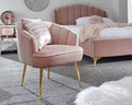 Petal Plush Pink Occasional Chair