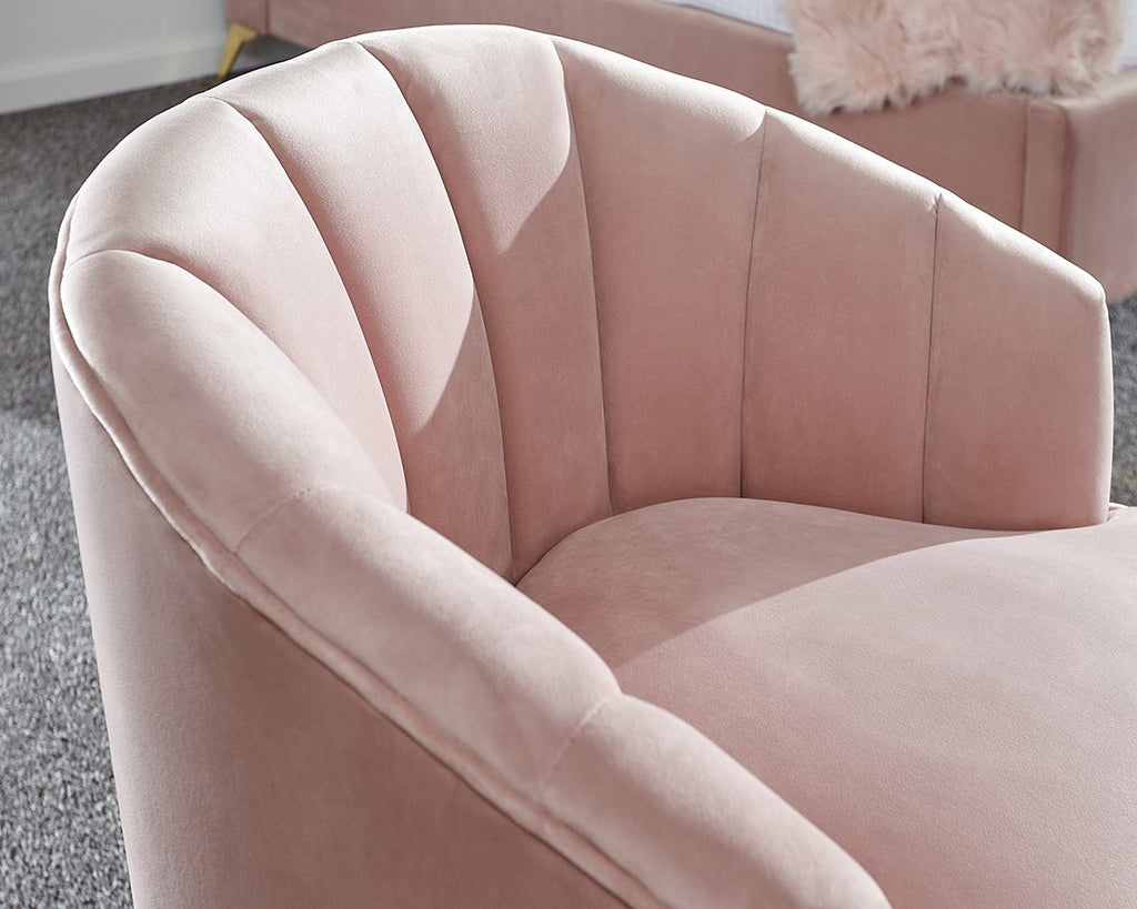 Petal Plush Pink Occasional Chair