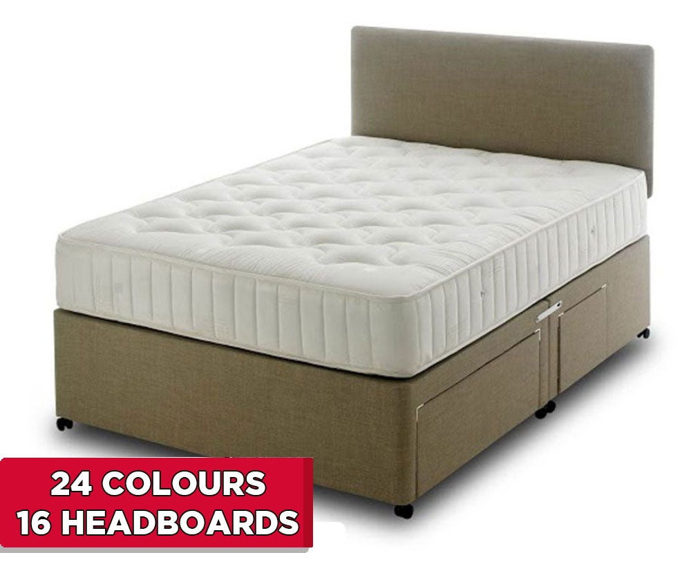 Pine Support Super King Size Divan Bed