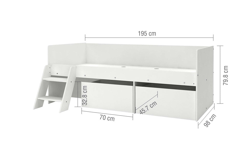 Hoppy Cabin Bed dimensions