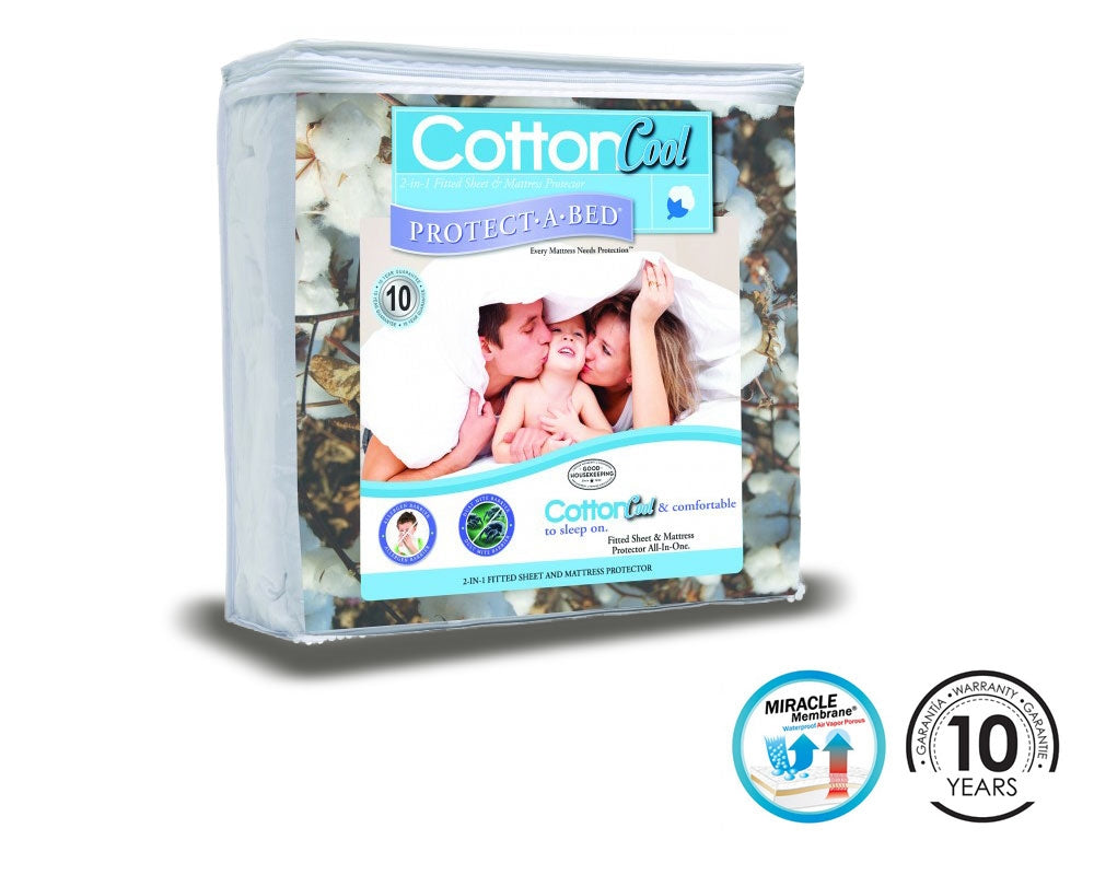 Cotton Cool Three Quarter Mattress (3/4) Protector