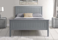 Taurean Grey High Foot King Size Bed Frame