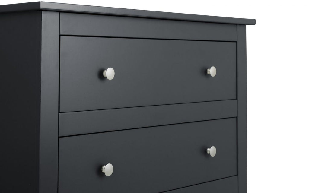 Fradley Anthracite Grey 4 Drawer Chest