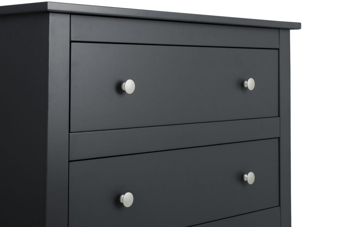 Fradley Anthracite Grey 4 Drawer Chest