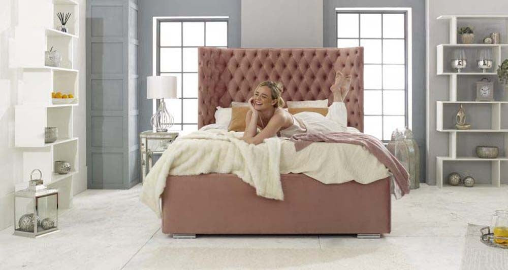 Rule The Room Bauhaus Luxe Super King Size Bed Frame