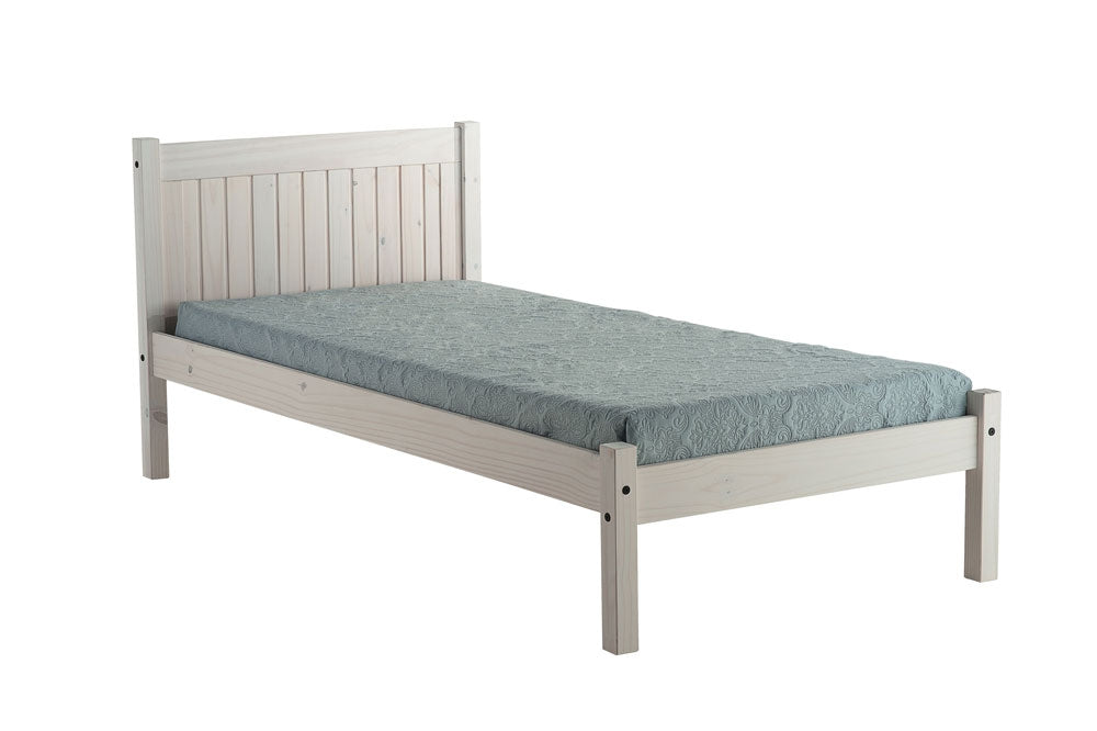Ryan White Wash Single Bed Frame