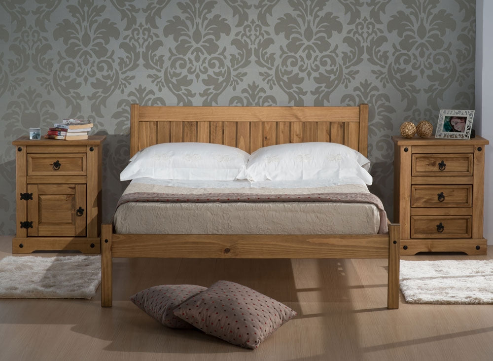 Ryan Antique Pine Three Quarter Bed Frame