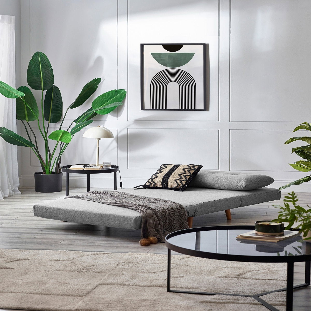 Roman Sofa Bed Grey