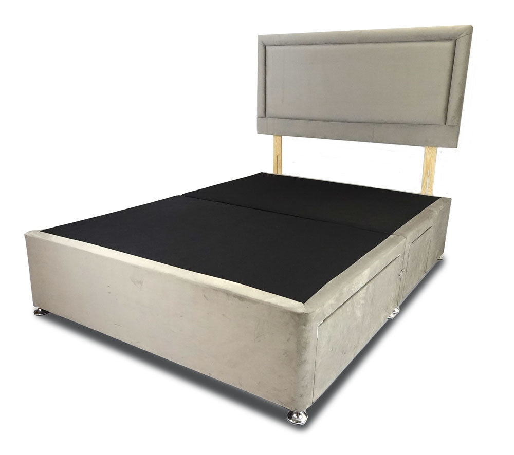 Romantic Charlie Super King Size Divan Bed Base And Headboard