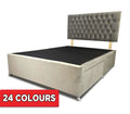 Romantic Mayfair Double Divan Bed Base And Headboard