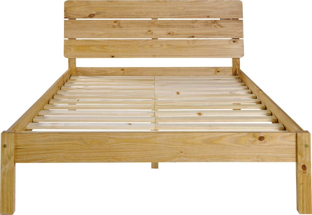 Roman Pine Double Bed Frame