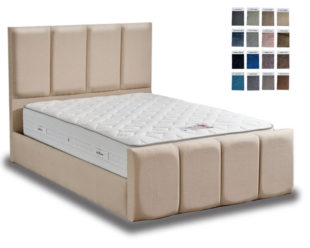 Ruby Upholstered Three Quarter Bed Frame