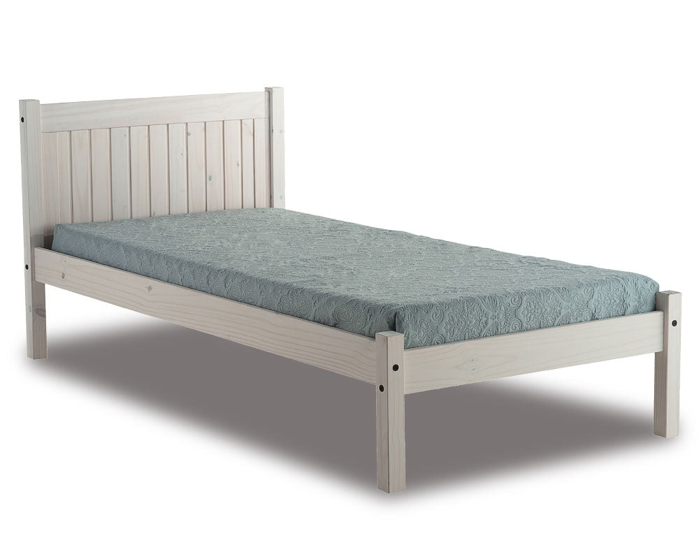 Ryan White Wash Single Bed Frame