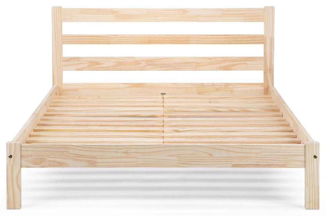 Sammy Pine Double Bed Frame without mattress