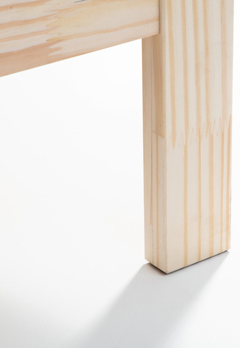 Sammy pine headboard detail