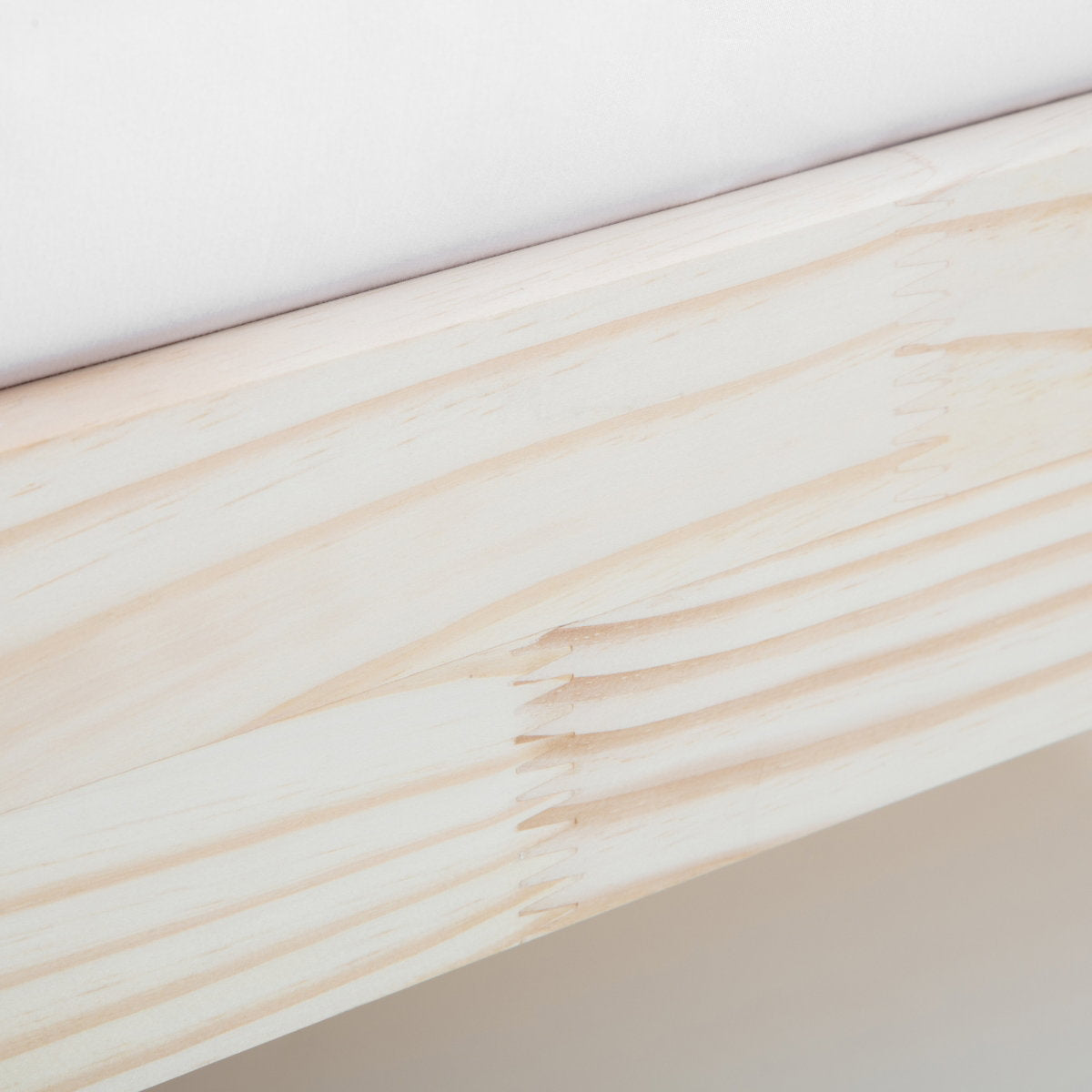 Sammy Pine Double Bed Frame close up