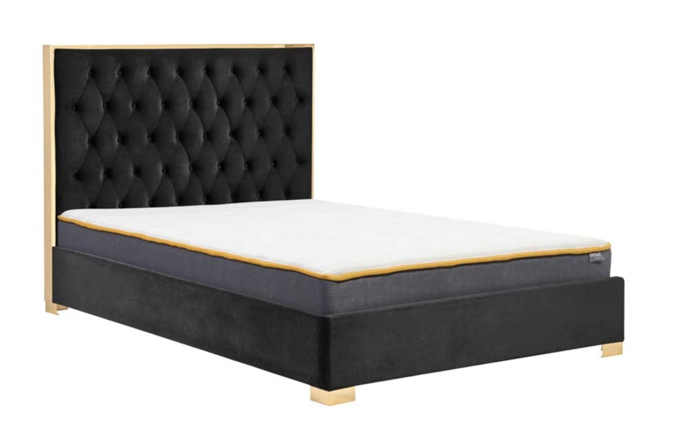Charles Black King Size Bed Frame