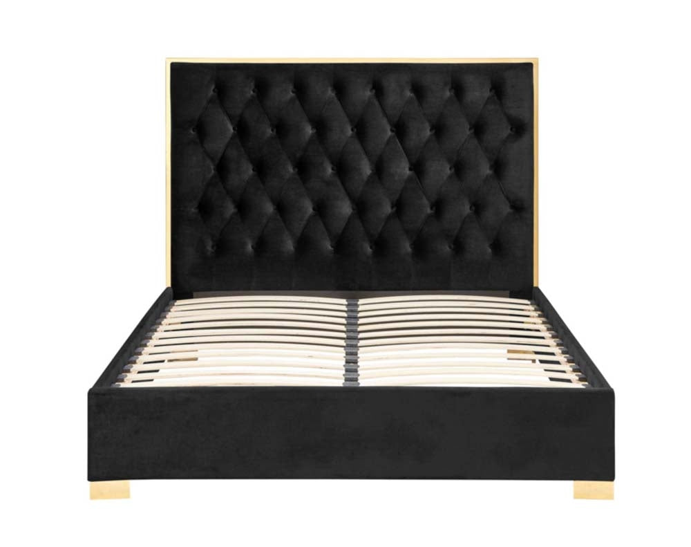 Charles Black King Size Bed Frame