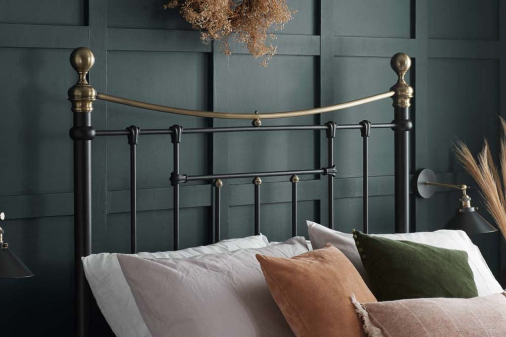 Bronte Black King Size Bed Frame