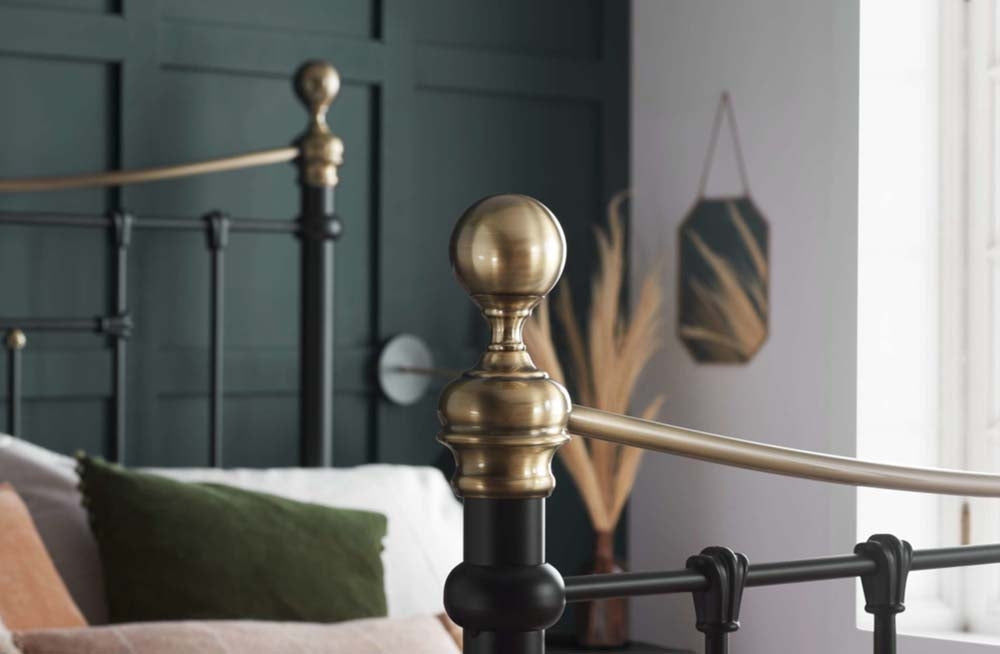 Bronte Black King Size Bed Frame