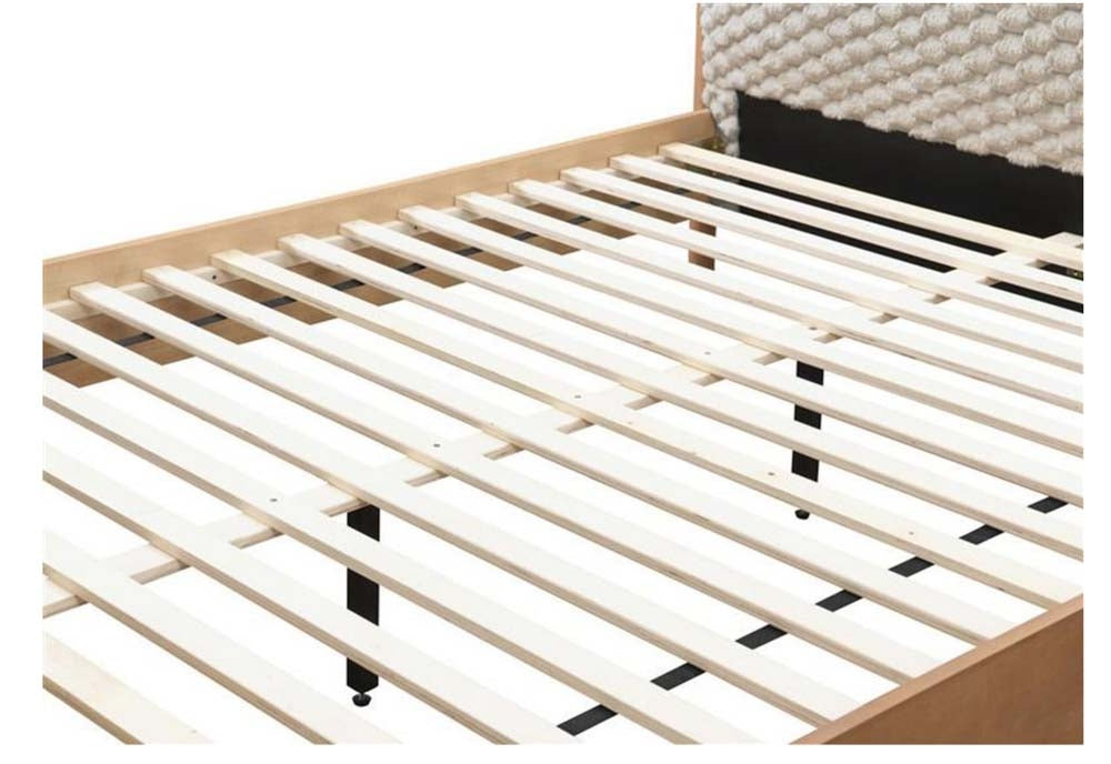 Tahiti Faux Fur King Size Bed Frame