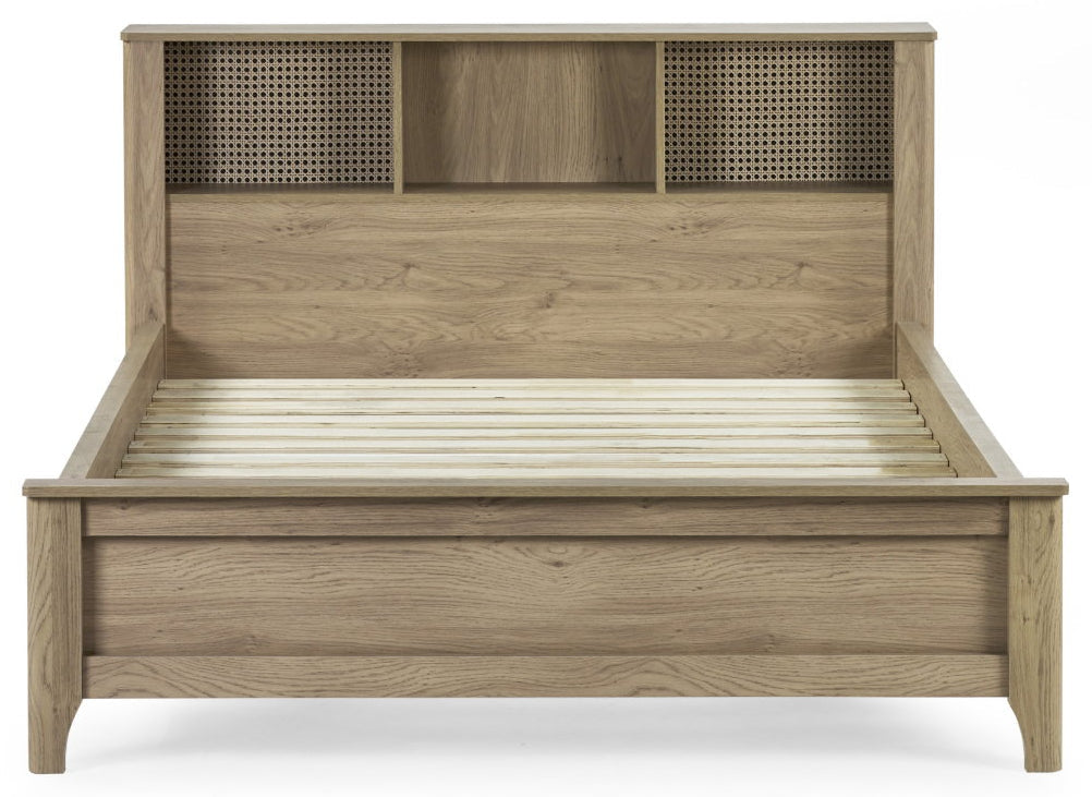 Sidney Oak Effect Double Bed Frame without mattress